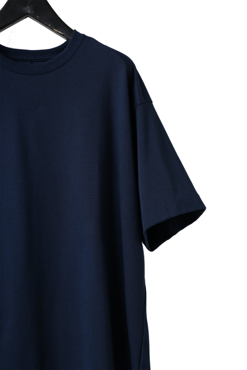 CAPERTICA OVERSIZED H/S TEE / SUVIN COTTON COMPACT JERSEY (NAVY)