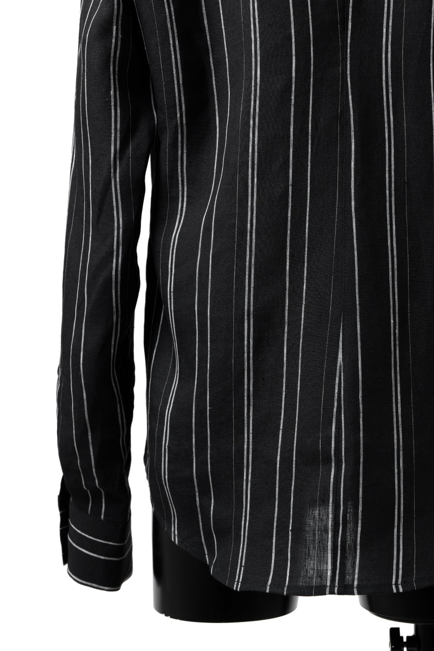 Hannibal. Button Pocket Shirt / Janic 127. (BLACK & WHITE)