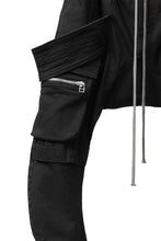 Load image into Gallery viewer, A.F ARTEFACT CARGO SAROUEL SKINNY PANTS / STRETCH COTTON DENIM (BLACK)