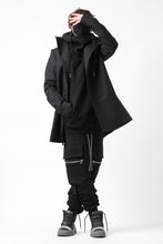 画像をギャラリービューアに読み込む, A.F ARTEFACT ZIPPER SARROUEL CARGO PANTS / COTTON SWEAT (BLACK)