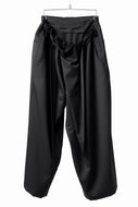 Y's BANG ON! No.149 GABARDINE WRAP PANTS (BLACK)