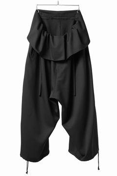 Load image into Gallery viewer, Y&#39;s BANG ON! No.166 GABARDINE THAI PANTS (BLACK)
