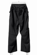 Y's BANG ON! No.170 GABARDINE PATCH WORK PANTS (BLACK)