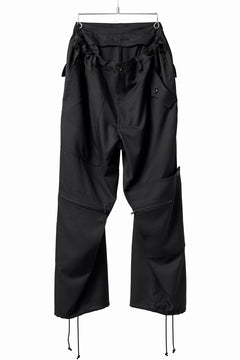 Load image into Gallery viewer, Y&#39;s BANG ON! No.170 GABARDINE PATCH WORK PANTS (BLACK)