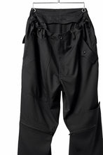 Load image into Gallery viewer, Y&#39;s BANG ON! No.170 GABARDINE PATCH WORK PANTS (BLACK)