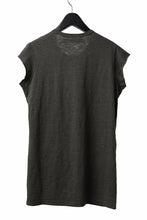 Load image into Gallery viewer, A.F ARTEFACT FRENCH SLEEVE TANK TOP / SLAB JERSEY (KHAKI)