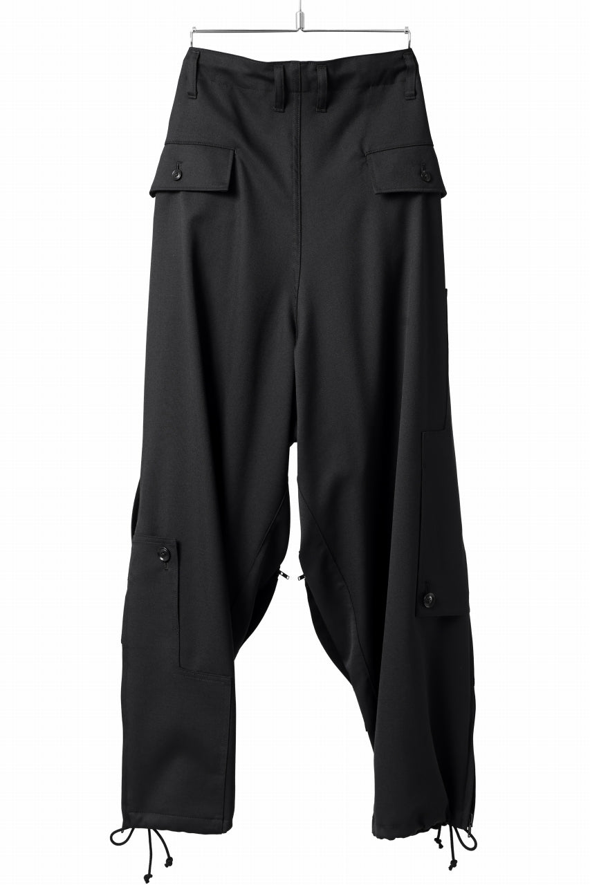 Y's BANG ON! No.170 GABARDINE PATCH WORK PANTS (BLACK)