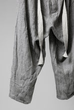 画像をギャラリービューアに読み込む, YUTA MATSUOKA exclusive easy darts pants / dead stock slab linen (light grey)