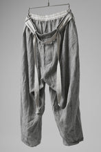 画像をギャラリービューアに読み込む, YUTA MATSUOKA exclusive easy darts pants / dead stock slab linen (light grey)