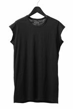 画像をギャラリービューアに読み込む, A.F ARTEFACT FRENCH SLEEVE TANK TOP / SLAB JERSEY (BLACK)