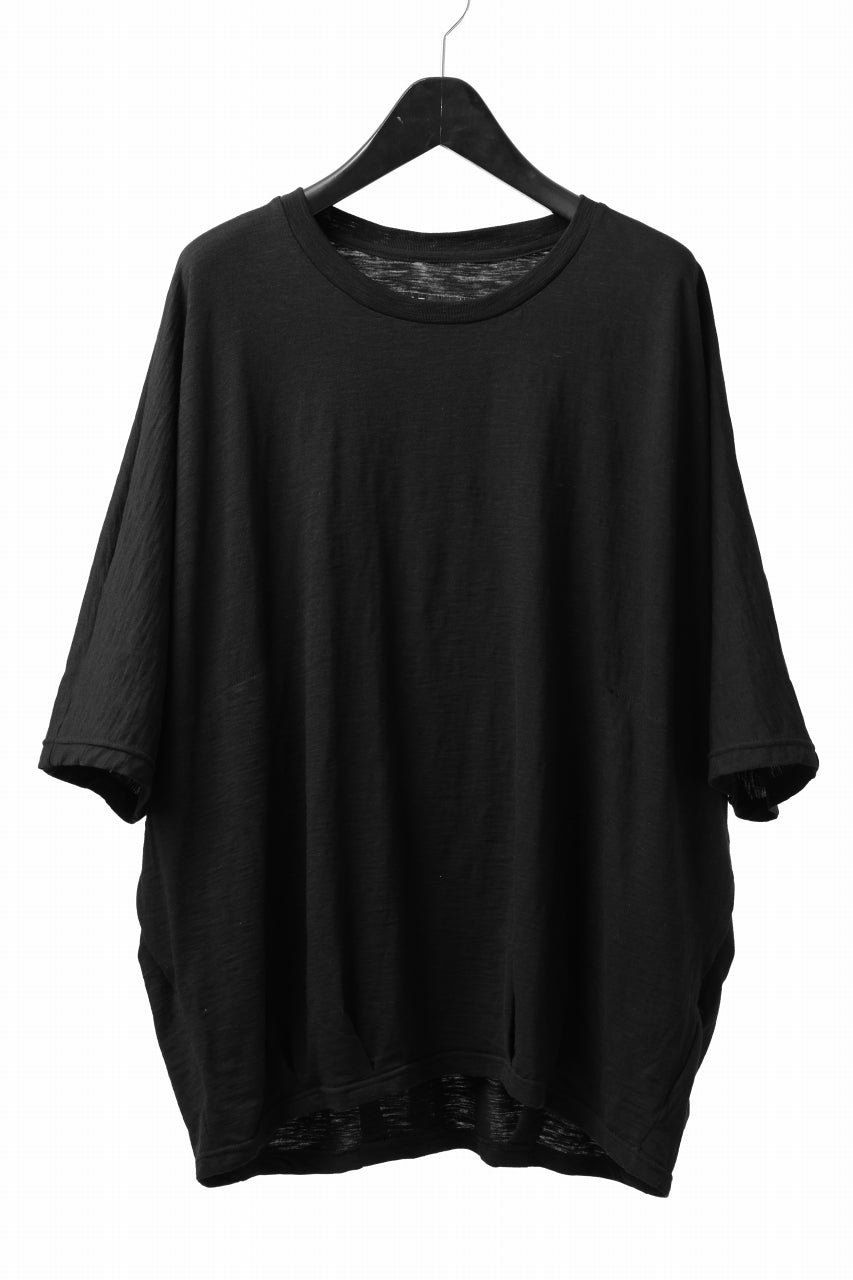 A.F ARTEFACT DOLMAN BIG TEE / SLAB JERSEY (BLACK)