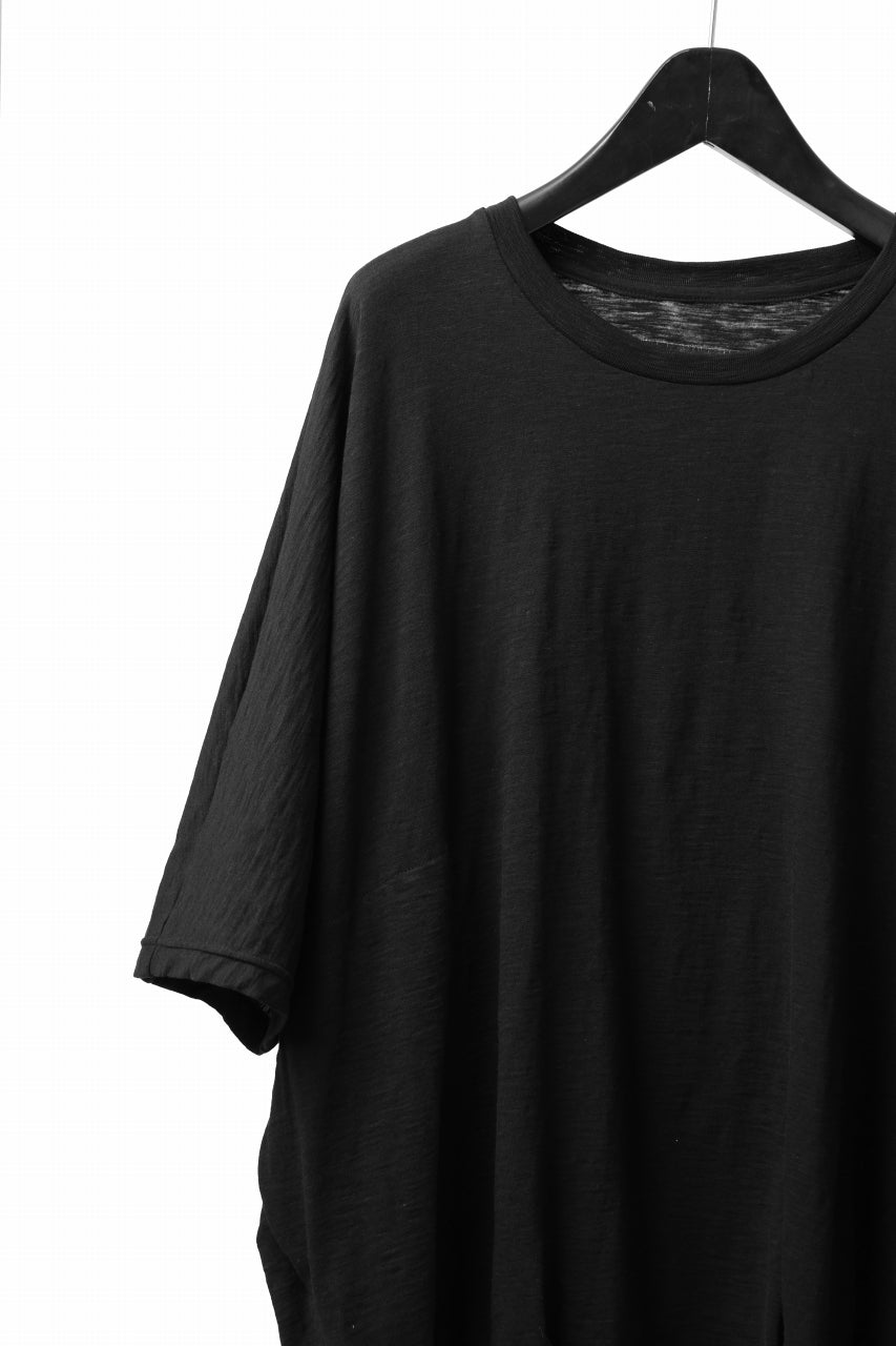 画像をギャラリービューアに読み込む, A.F ARTEFACT DOLMAN BIG TEE / SLAB JERSEY (BLACK)