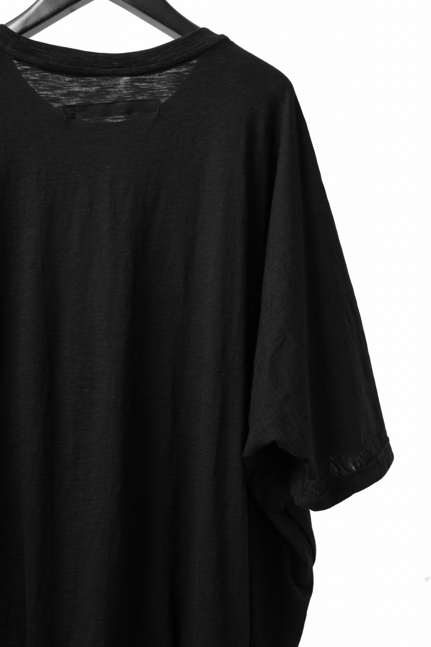 画像をギャラリービューアに読み込む, A.F ARTEFACT DOLMAN BIG TEE / SLAB JERSEY (BLACK)