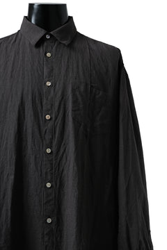 Load image into Gallery viewer, YUTA MATSUOKA work shirt jacket / brushed linen canvas (brown)