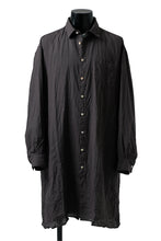 Load image into Gallery viewer, YUTA MATSUOKA work shirt jacket / brushed linen canvas (brown)