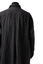 Load image into Gallery viewer, YUTA MATSUOKA work shirt jacket / brushed linen canvas (brown)