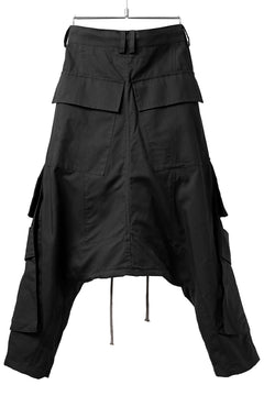 画像をギャラリービューアに読み込む, A.F ARTEFACT D-CLOTCH BIG CARGO CROPPED PANTS (BLACK)