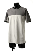 画像をギャラリービューアに読み込む, incarnation ARCH SHORT SLEEVE TOPS / ELASTIC F.TERRY (GREY x LIGHT GREY)