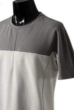 画像をギャラリービューアに読み込む, incarnation ARCH SHORT SLEEVE TOPS / ELASTIC F.TERRY (GREY x LIGHT GREY)