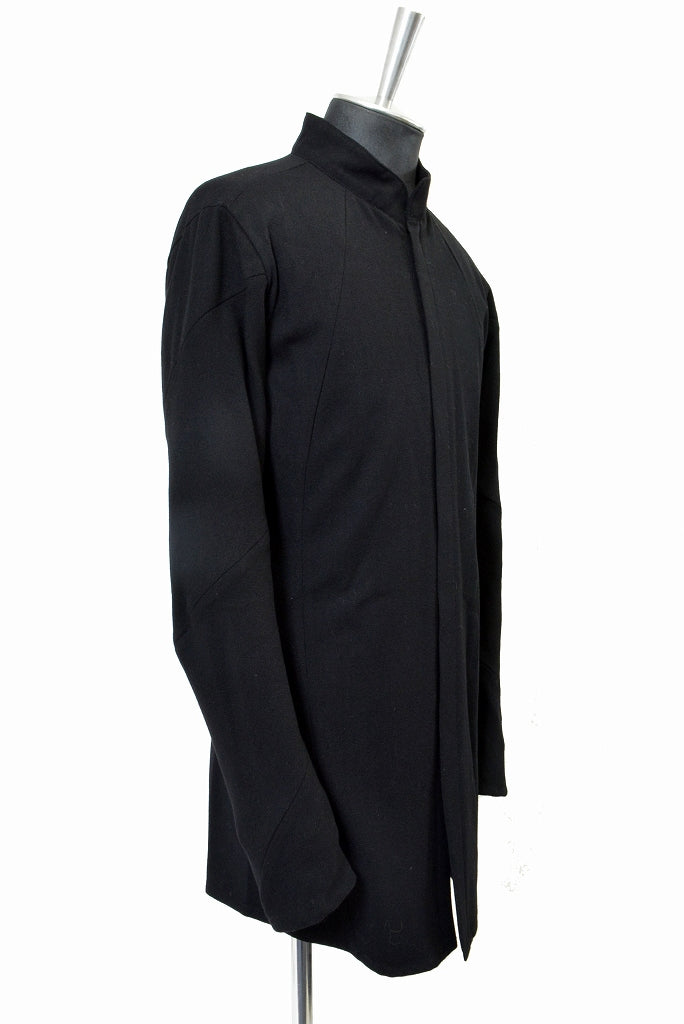 N/07 amundsen wool middle shirt " munditiei " (BLACK)
