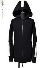 画像をギャラリービューアに読み込む, N/07 RUBBERIZED HOODIE JACKET / HYPER STRETCH SWEAT (BLACK)