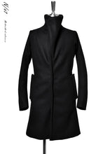 画像をギャラリービューアに読み込む, N/07 ANATOMY HIGHNECK COAT / PREMIUM WOOLYARN CASHMERE (BLACK)