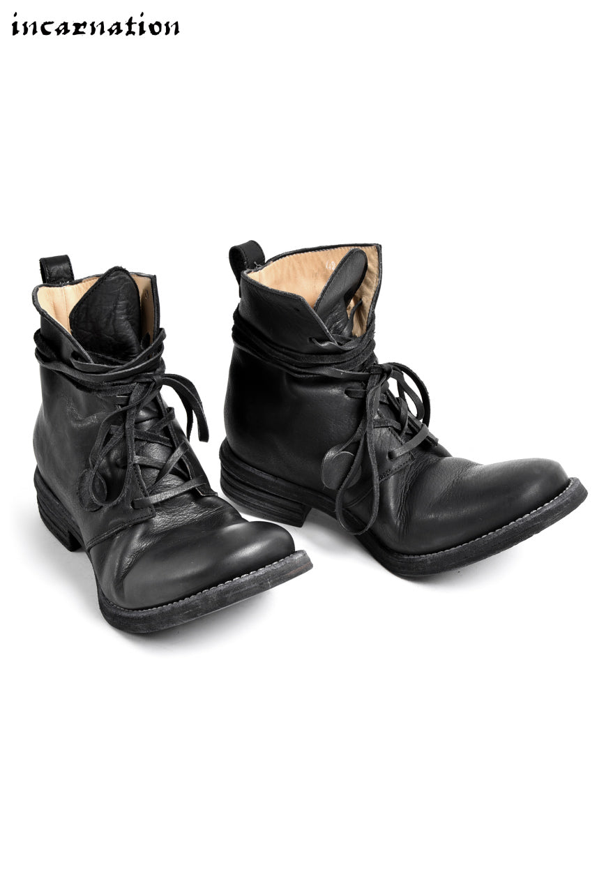 incarnation exclusive OIL CALF LEATHER BOOTS 6HOLES