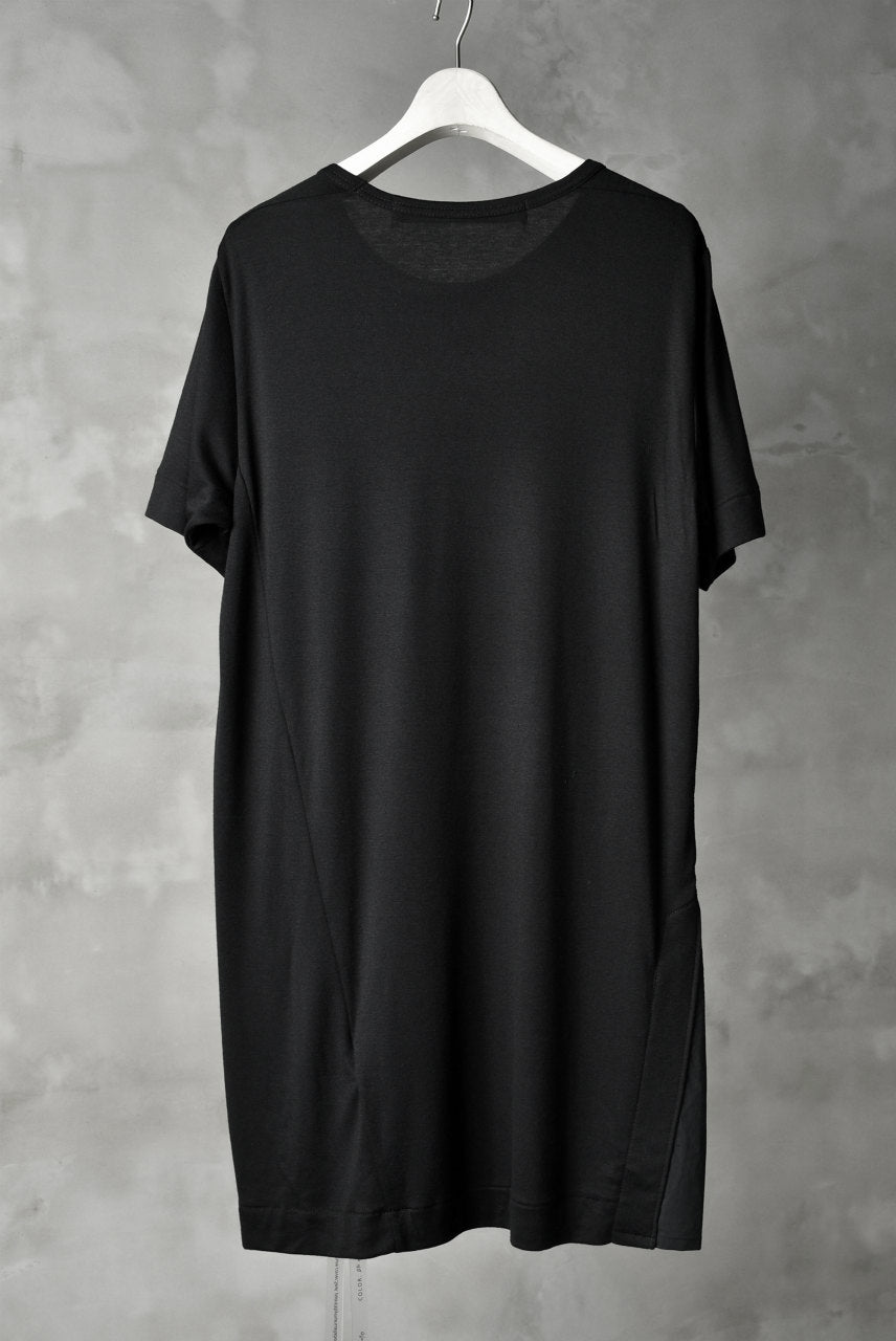 N/07 "MAUSK Detail" ASSORTMENT JERSEY T-SHIRT (BLACK×BLACK)