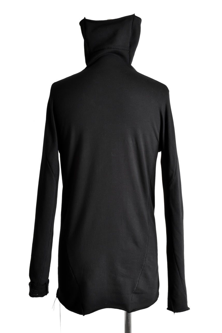 Load image into Gallery viewer, LEON EMANUEL BLANCK FORCED TURTLE NECK SWEATER / SMOOTH JERSEY (BLACK)
