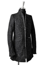 画像をギャラリービューアに読み込む, N/07 exclusive Padded Middle Coat / Wool Double-weave (SNOW BLACK)