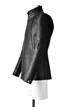 Load image into Gallery viewer, ierib exclusive classic zipper jacket / Nicolas Italy Vachetta (BLACK)