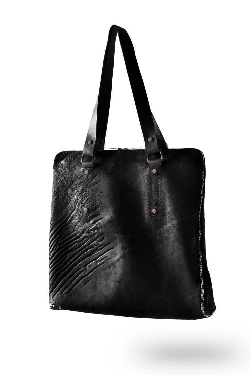 画像をギャラリービューアに読み込む, ierib exclusive onepiece tote bag / waxy JP culatta (hard finished.) (BLACK)