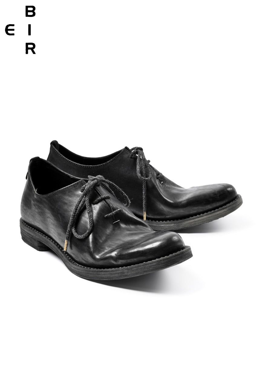 ierib tecta whole cut derby shoes / waxy JP culatta (BLACK)