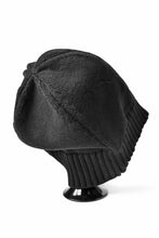 Load image into Gallery viewer, RUNDHOLZ DIP RIB KNIT CAP (BLACK)