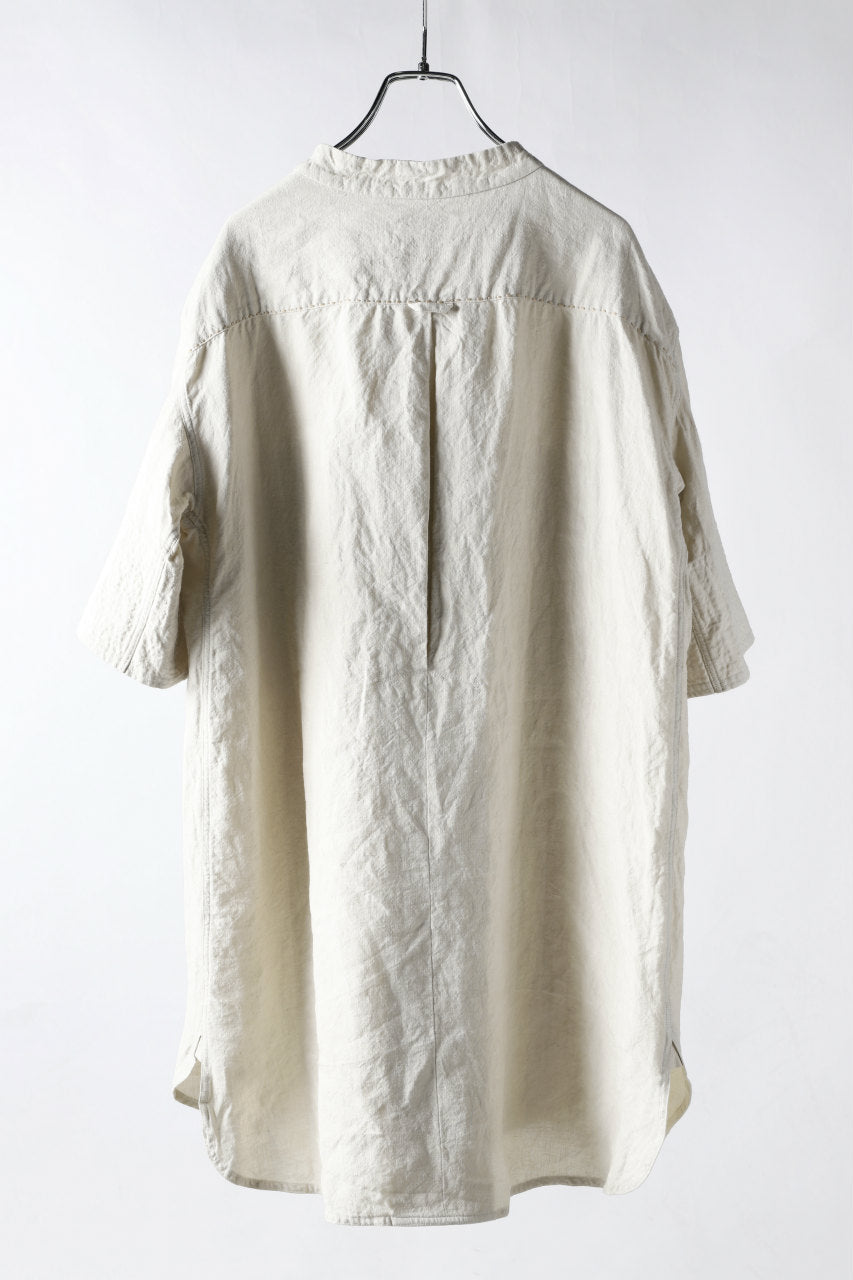 daska exclusive (tirel) cock shirt / sun-dried linen (KINARI)