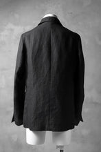 Load image into Gallery viewer, blackcrow shirt-collar 5B jacket / hemp (black)