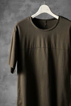 Load image into Gallery viewer, blackcrow short sleeve cutsewn / silky touch cotton (khaki)