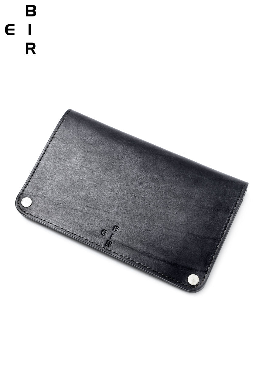 Load image into Gallery viewer, ierib Removal Long Wallet / Guidi Fiore (BLACK)