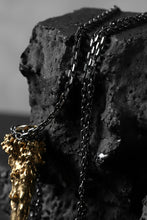 Load image into Gallery viewer, GASPARD HEX Small Horn gold plated bronze / 70cm chain