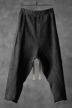 Load image into Gallery viewer, KLASICA DROP CROTCH CURVED PANTS / GARMENT PIGMENT DYED (PIGMENT GREY)