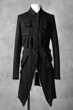 RUNDHOLZ DIP MILITARY POCKETS PINGU COAT (BLACK DYED)の商品ページ