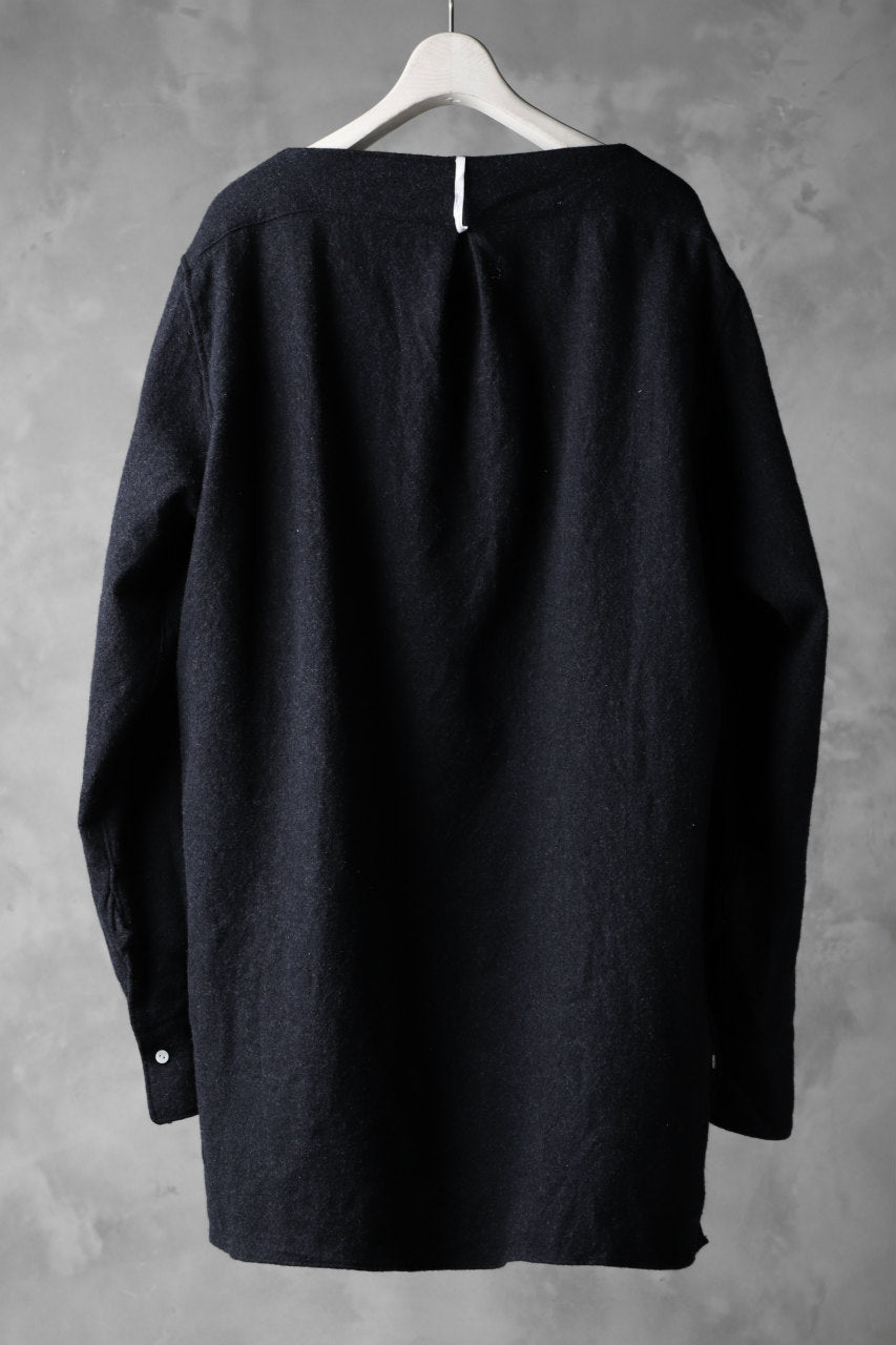 Load image into Gallery viewer, sus-sous shirt pullover / W100 (NAVY)