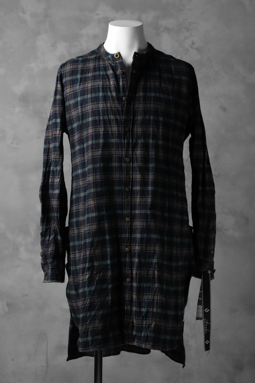 daska "JOHAN" plaid shirt / flannel #2 (sumi dyed check)