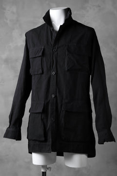 Load image into Gallery viewer, A.F ARTEFACT MILITARY COVER ALL SHIRT-JKT (BLACK)