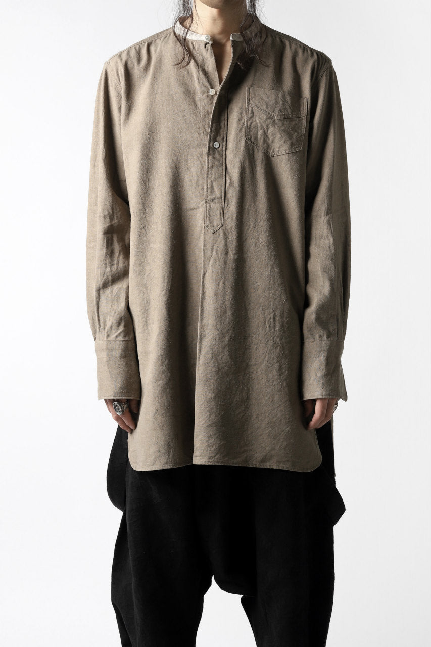 画像をギャラリービューアに読み込む, sus-sous shirt CC / S62L38 cloth (KHAKI BEIGE)