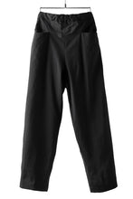 Load image into Gallery viewer, COLINA W-TUCK PANTS / WASHABLE WOOL TROPICAL (BLACK)