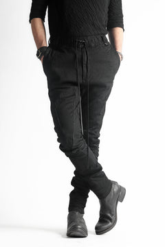 画像をギャラリービューアに読み込む, A.F ARTEFACT FITTED STRETCH LONG PANTS / COMBI FABRIC (BLACK)