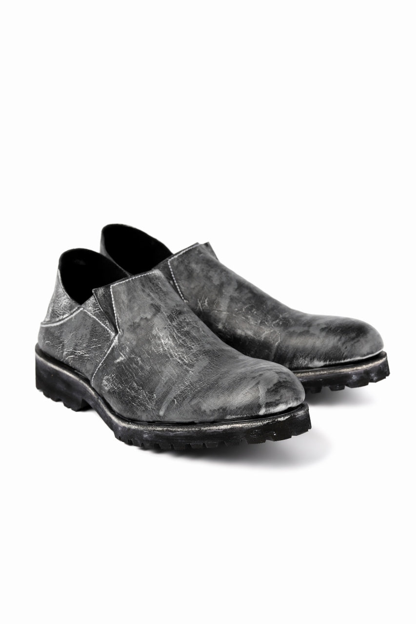 Portaille exclusive PL5 VB Slipon Shoes / HS horse waxy heavy (BLACK)