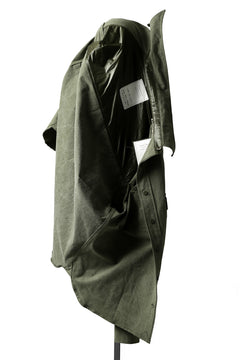 Load image into Gallery viewer, READYMADE OVERSIZE SHIRT (KHAKI GREEN #A)