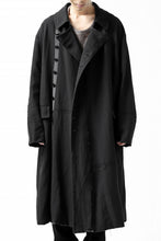 画像をギャラリービューアに読み込む, KLASICA HM-C DOUBLE BREASTED COAT / MONOTONE HOUND TOOTH (BLACK)